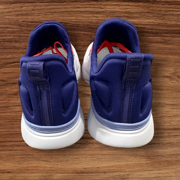 Men’s Athletic Propulsion Labs APL TECHLOOM TRACER Purple & White Sneakers, 7.5. - Picture 5 of 11